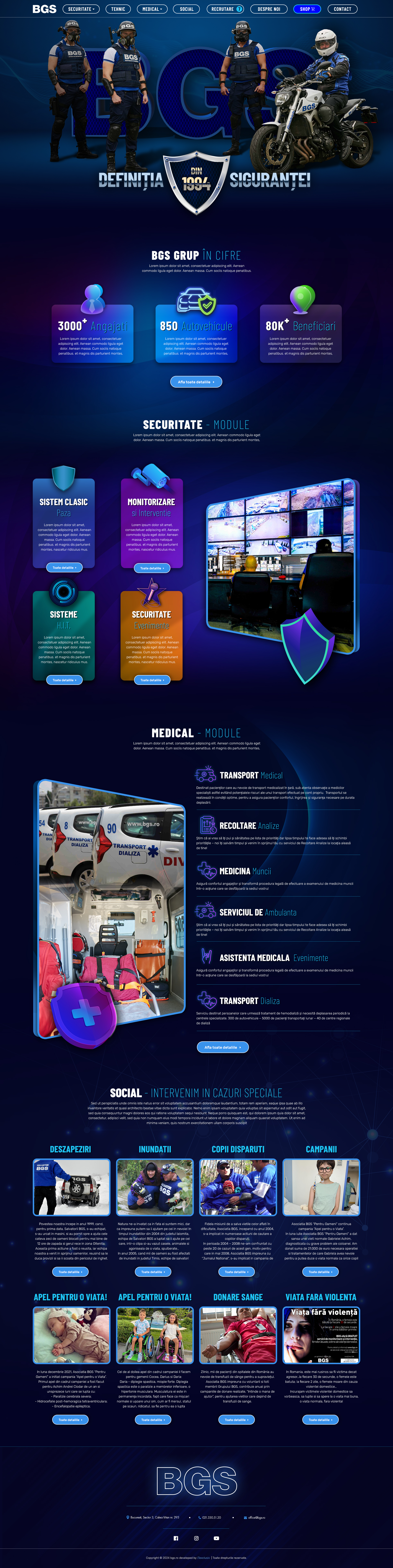 BGS.ro-Homepage