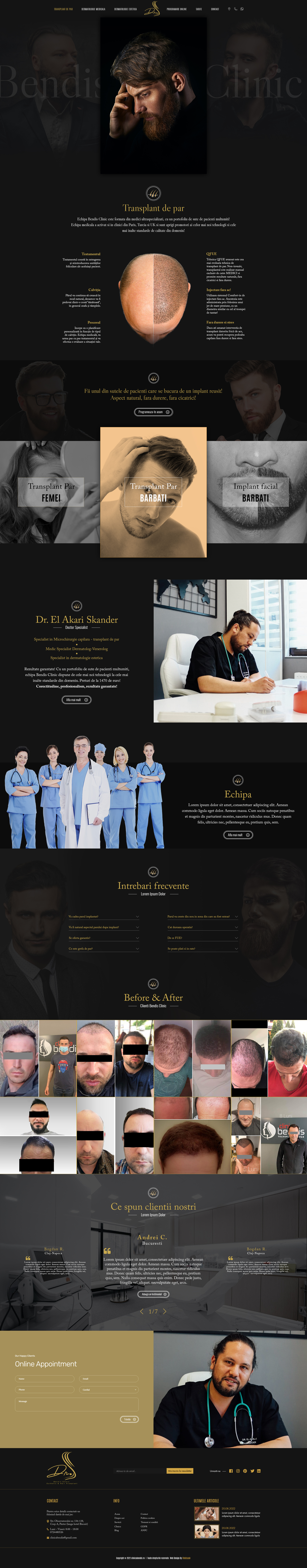 Bendis Clinic Homepage